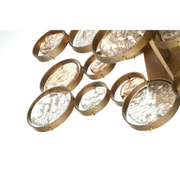 Cloud Disc Glass Wall Sconce