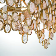 Trento 55-Inch Clustered Glass Linear Chandelier